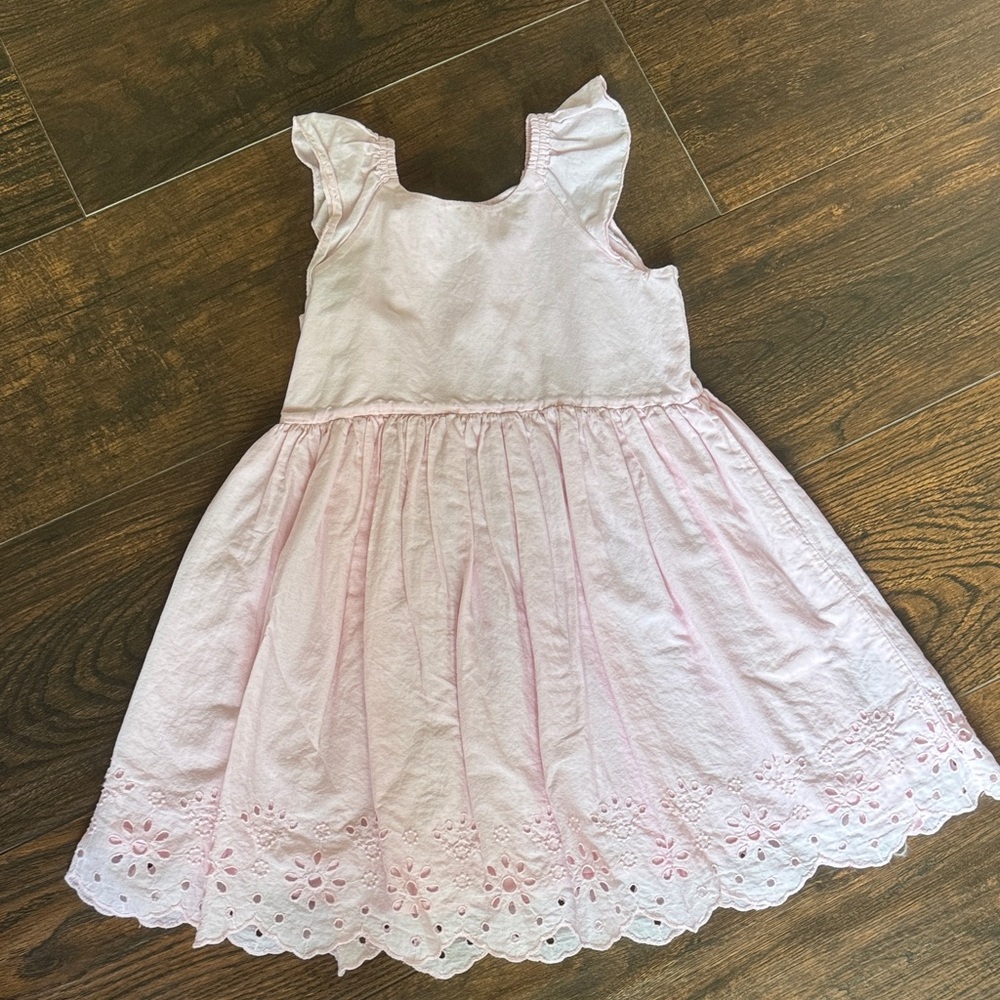 GAP Pink Eyelet Kids Dress